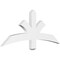 Ekena Millwork Davenport Architectural Grade PVC Gable Bracket, 48"W x 20"H x 2"D x 4"F, 10/12 Pitch GBP048X20X0204DAV00 - alternate 1
